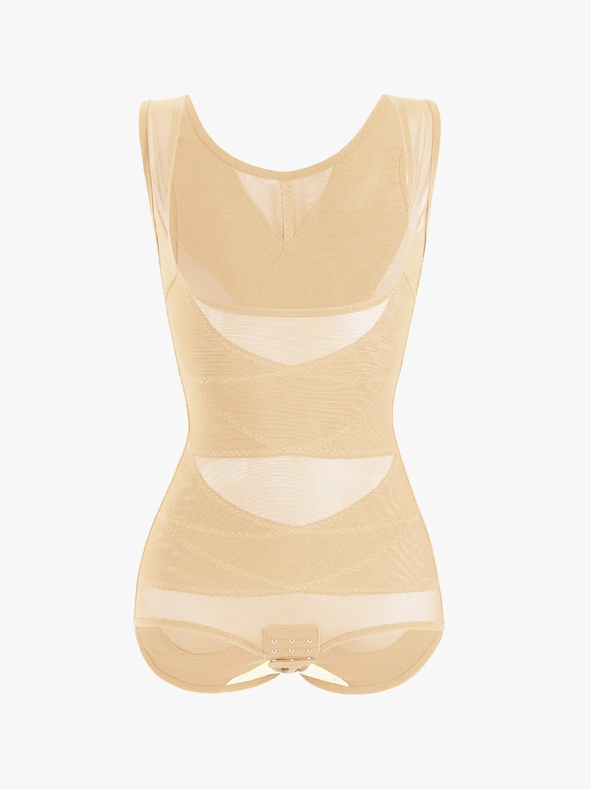 Body slip gainant en maille à décolleté ouvert et ventre plat