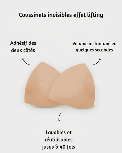 Rehausseurs discrets à fixation double