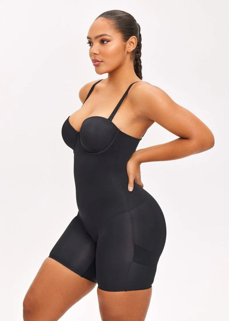 Body gainant court avec bretelles amovibles