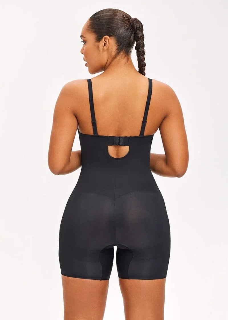 Body gainant court avec bretelles amovibles